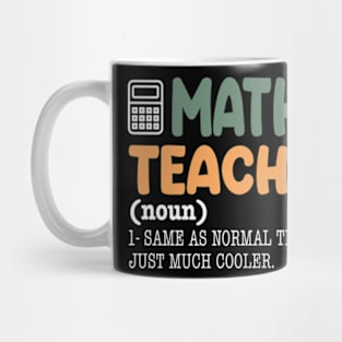 FUNNY MATH TEACHER Mug